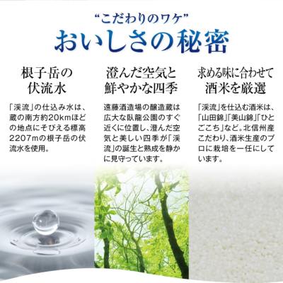 彗」大満足飲み比べセット 720ml×各2本 セット商品 遠藤酒造場